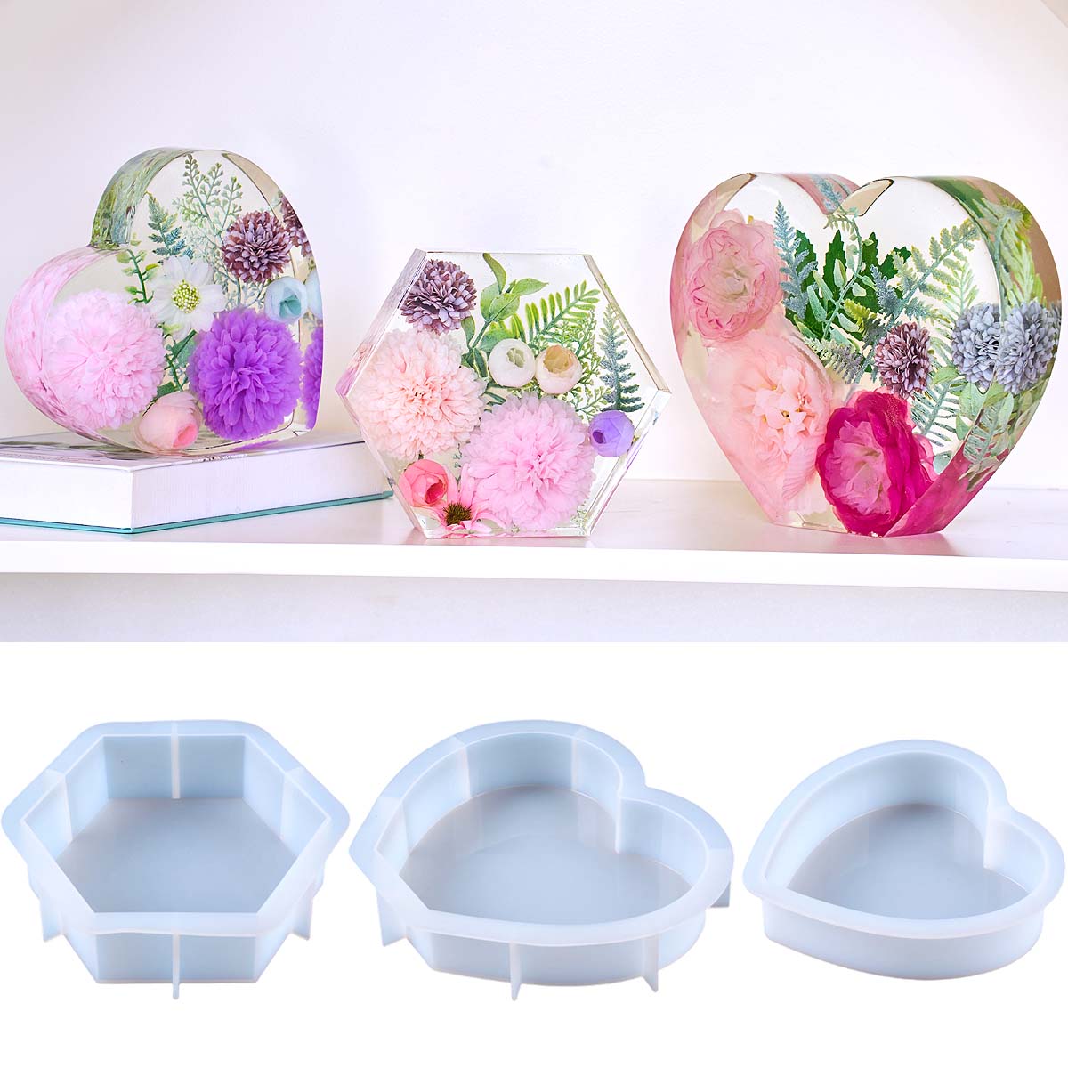 Resin Craft Ideas - Большая силиконовая форма для эпоксидной смолы