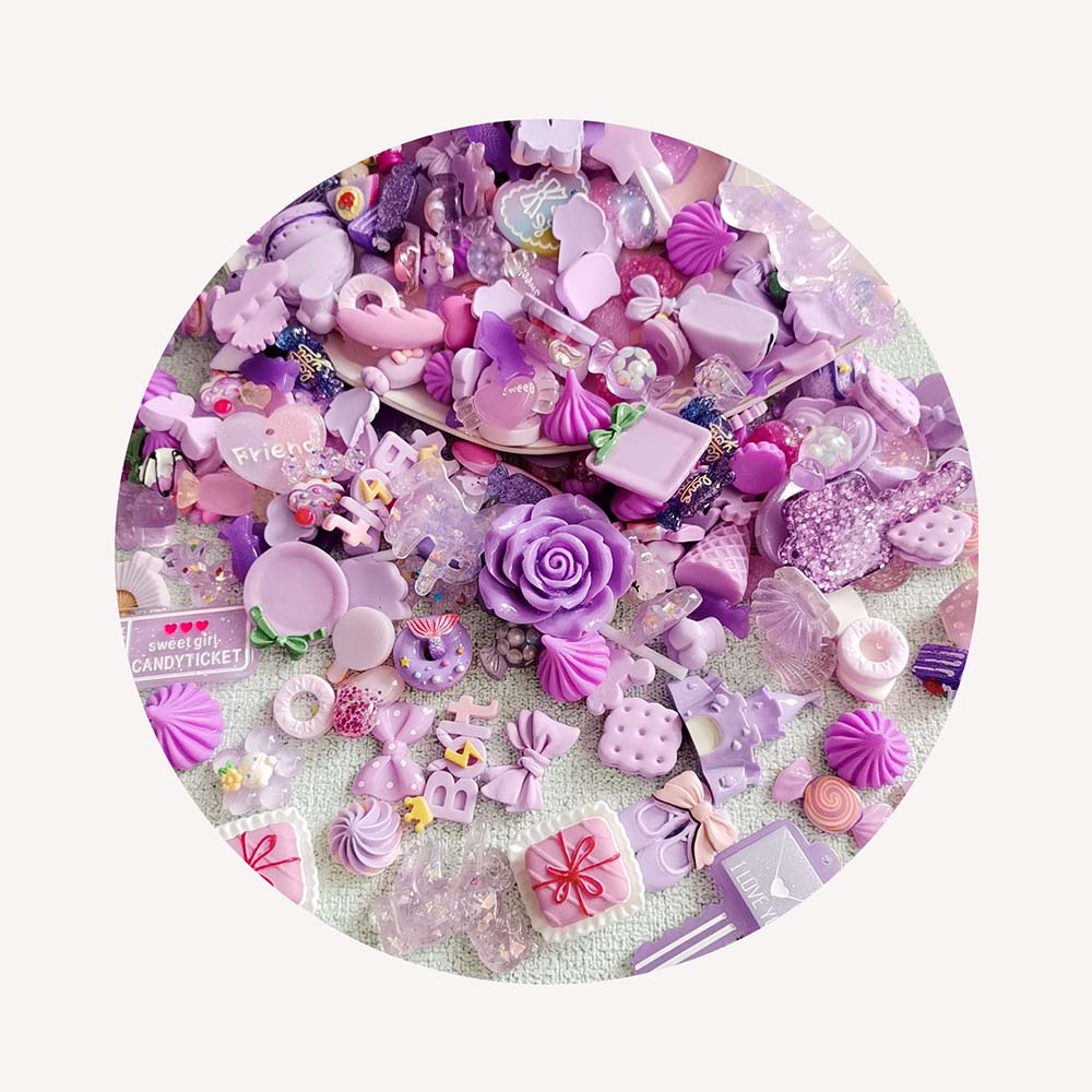 Crafting Resin - Набор для рукоделия: 1000 смешанных сине-зелено-фиолетовых
