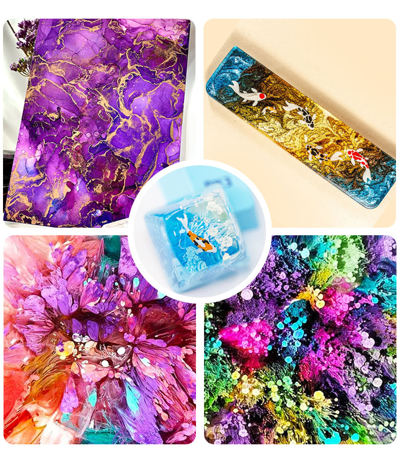 10 мл спиртовые чернила, худож – обзор и цена Epoxy Uv Resin Kit