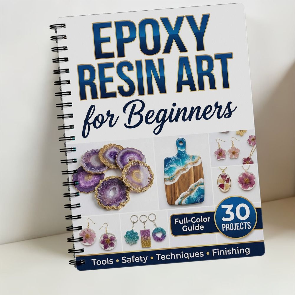Пособие по искусству из эпокси – обзор и цена Resin Craft For Beginners