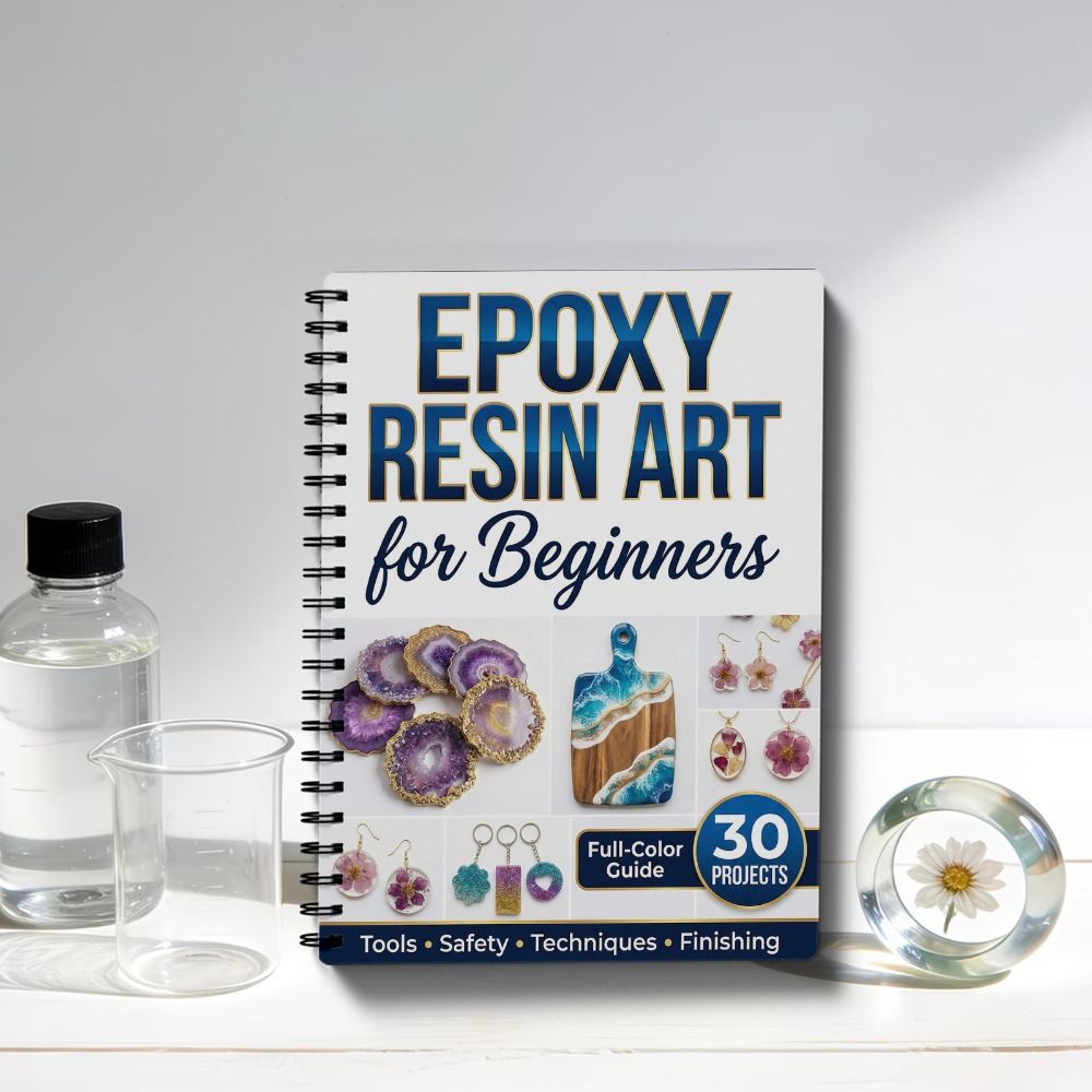 Пособие по искусству из эпокси – обзор и цена Resin Craft For Beginners