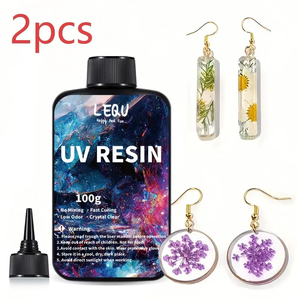 100 г УФ-смолы, прозрачная, ул – обзор и цена Epoxy Uv Resin Kit